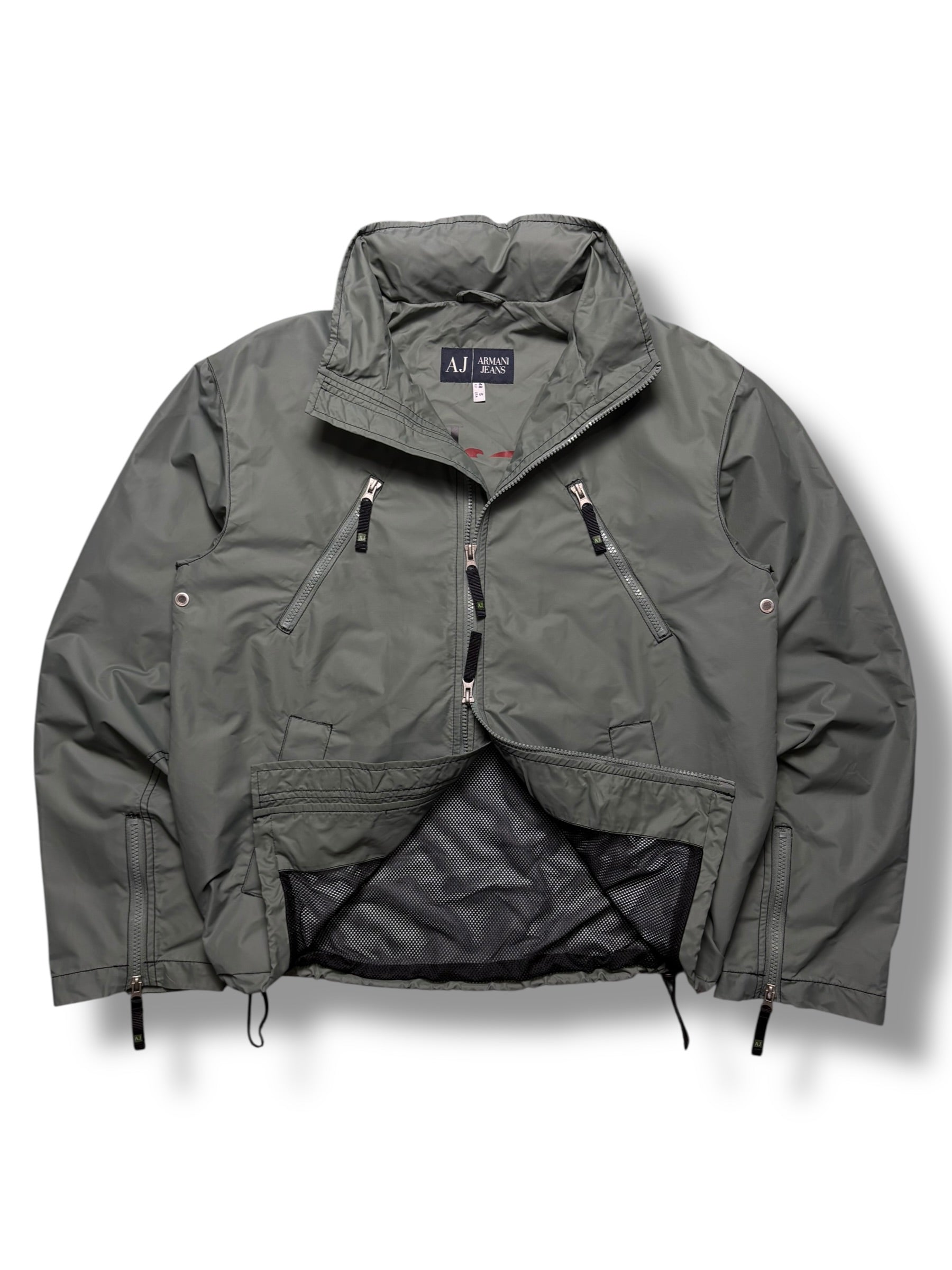 Armani Jeans 2010 Khaki Green Technical Harrington Jacket