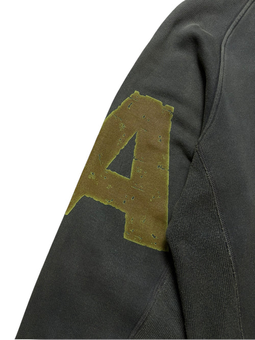 Armani Jeans 2007 Half Zip Military Green Pullover Hoodie